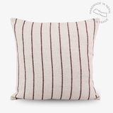 Striped cotton cushion - including insert (50x50cm)