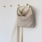Linen toiletry bag / size 22x29x9cm