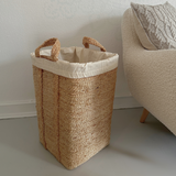 Jute Laundry basket - Natural (H55xW34xD34cm)