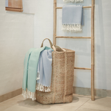 Jute Laundry basket - Natural (H55xW34xD34cm)
