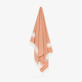 Fouta cotton towel - Orange Size 185x95cm prewashed
