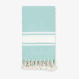 Fouta cotton towel - Aqua mint Size 185x95cm prewashed