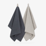 Linen tea towel - Charcoal | Buy 2 save 15%